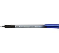 Pentel Pointliner Colour S40 - Penna a punta fine, 0,4 mm, colore blu (12 pezzi)