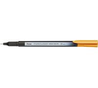 Pentel Pointliner Colour S40 - Penna a punta fine, 0,4 mm, colore giallo tramonto (12 pezzi)