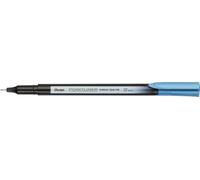 Pentel Pointliner Colour S40 - Penna a punta fine, 0,4 mm, colore turchese (12 pezzi)