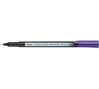 Pentel Pointliner Colour S40 - Penna a punta fine, 0,4 mm, colore viola (12 pezzi)