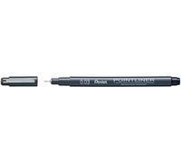 Pentel Pointliner S20P-03A - Fineliner, impermeabile, resistente alla luce, 0,03 mm, confezione da 1 pezzo