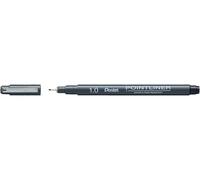 Pentel Pointliner S20P-10A - Fineliner, impermeabile, resistente alla luce, 1,0 mm, colore: Nero