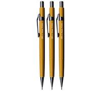 Pentel, portamina giallo P209 da 0,9 mm della serie P200, matita ricaricabile con le mine, gomma P209-G (confezione da 3)