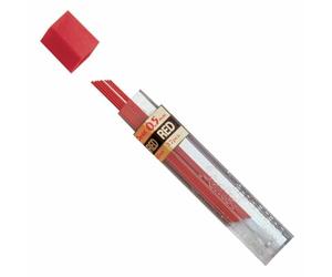Pentel PPR-5 - Mina per portamine, 0,5 mm, confezione da 12, colore: Rosso