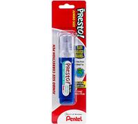Pentel Presto! Jumbo, penna correttiva, punta fine, punta in metallo 1 Confezione bianco
