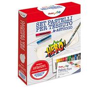 Pentel PTS Kit Pastelli per Tessuto e Astuccio in Cotone
