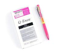 Pentel Q-Erase QE425 - Portamine con gomma retrattile, durezza HB 0,5 mm, confezione da 12