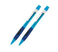 Pentel : Quicker Clicker Matita automatica, 0,50 mm, fusto blu trasparente - Venduto in 2 confezioni da - 1 - / - totale di 2 ciascuno