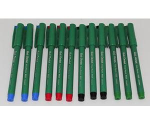 Pentel R50 Ballpoint Pen - Black, Blue, Red, Green - Pack of 12