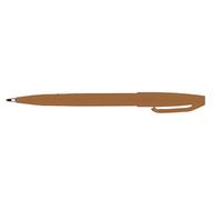 Pentel S520 Original Fibre Tipped Pen - Ochre