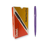 Pentel S520 Sign Pen pennarello punta fibra viola 12 pz