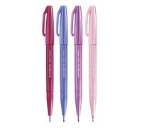 Pentel SES15C Brush Sign Pen set 4 pz assortimento "primavera"