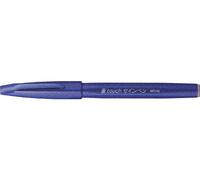 Pentel SES15C-C - Rotulador Pentel Touch con punta de pincel. Color azul.