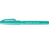 Pentel SES15C-D4X Brush Sign Pen - Pennarello in fibra, punta simile a pennello, 1 pezzo