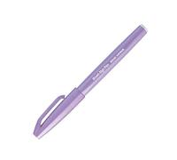 Pentel SES15C-V3X Brush Sign Pen - Penna in fibra, punta simile a pennello, colore: viola chiaro