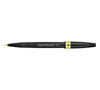 Pentel SESF30 Brush Sign Pen Artist punta pennello extra fine giallo 1 pz