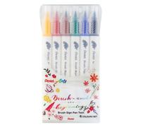 Pentel SESW30C Brush Sign Pen Twin Tip, Broad and Fine Tips for Calligrpahy and