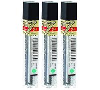 PENTEL Set di 3 astucci da 12 mine HI-POLIMER SUPER 0,5 mm 3H