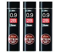 PENTEL Set di 3 astucci da 36 mine da 0,9 mm, in STEIN C279, durezza 2B