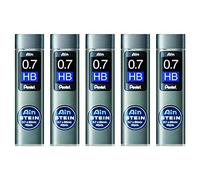 PENTEL Set di 5 astucci da 40 mine da 0,7 mm, in STEIN C277, durezza HB