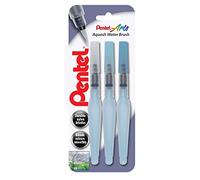 Pentel Set di pennelli ad acqua, rotondi, sottili, medi, larghi, 1