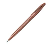 PENTEL - S520-E - Pennarello Sign Pen S520 punta feltro - punta 2 mm - marrone - Pentel - 29861 - Conf. da 12 Pz. - S520-E