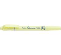 Pentel SLW11P-GE Illumina Flex Pastel Evidenziatore Penna a doppia punta per evidenziare, sottolineare, evidenziare e accentare Penna sottile a forma di penna gialla Confezione da 1