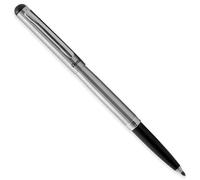 Pentel Sterling Executive R460MG-AE - Penna a sfera con punta fine da 0,6 mm, fusto in acciaio inox, inchiostro nero