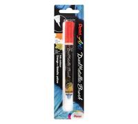 Pentel XGFH Dual Metallic Brush, pennello con inchiostro doppio colore arancio + giallo metallizzato 1 pz
