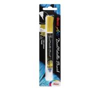 Pentel XGFH Dual Metallic Brush, pennello con inchiostro doppio colore oro + oro metallizzato 1 pz