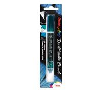 Pentel XGFH Dual Metallic Brush, pennello con inchiostro doppio colore verde + blu metallizzato 1 pz