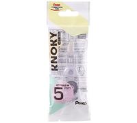 Pentel XZTTR805-WY Knoky - Ricarica per nastro di correzione, lunghezza 6 m, larghezza 5 mm, 1VE = 12 pezzi