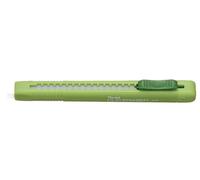 Pentel ZE80-K - Penna porta gomma ricaricabile, corpo verde chiaro