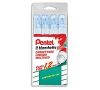 Pentel ZL63 Il Bianchetto Micro 7 ml pack 4 correttori 1 unità (Confezione da 4)