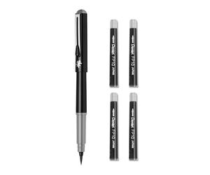 PentelArts Brush Pen - Pennarello, colore: Nero/Grigio