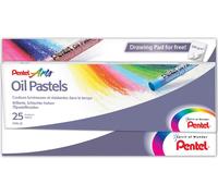 PentelArts PHN4-25 Ölpastellkreide 25er Kunststoff-Etui(S)