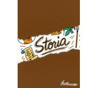 Pentharmonique Subject Series - Quaderno di STORIA formato A4, 100 pagine a RIGHE senza margine per Scuola Secondaria di Primo Grado, Copertina dedicata alla materia in cartoncino