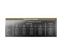 Penthouse, perizoma, varie taglie, lingerie, 'Classified', taglia S/M-LXL, colore:arancia, Taglia:M/L
