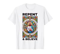 Pentiti e credi! Versi della Bibbia, pentimento Maglietta