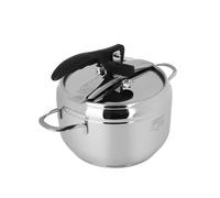 Pentola a pressione 3,5 L in acciaio inox argento