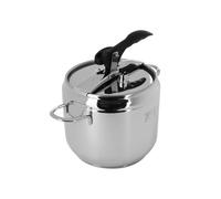 Pentola a pressione 5 L in acciaio inox argento