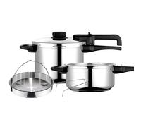 Fagor Dual Xpress Set 2 pentole a pressione 6L + 4L con cestello