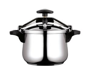 Pentola a Pressione 6 L, Induzione, Acciaio Inox. 18/10, 3 Sistemi di Sicurezza
