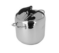 Pentola a pressione 7 L in acciaio inox argento