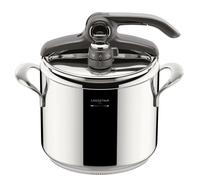 Lagostina Diva, Pentola a Pressione 7 L in Acciaio Inox, Cestello Incluso, con Fondo Lagofusion® e Valvola a 2 Pressioni, Compatibile con Induzione