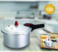 PENTOLA A PRESSIONE 9 LT CUCINA INDUZIONE E GAS 26 CM ACCIAIO ALLUMINIO HM-5026