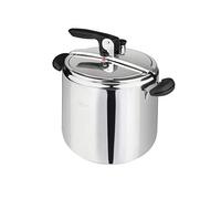Barazzoni Pentola a Pressione Amelia+, ø26cm, capacità 12Lt, Inox 18/10, Made in Italy, 12 Litri, Acciaio e Nero
