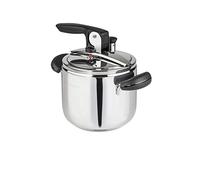 Barazzoni, ø22cm, Pentola a pressione Amelia+, ø18cm, capacità 3.5Lt, inox 18/10, Made in Italy, 3.5 unknown_modifier, inossidabile, Acciaio e Nero