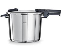 Fissler Vitaquick, Pentola A Pressione in Acciaio Inox Vapore, Capienza 8 L, Diametro 26 cm, 2 Livelli di Cottura, Fabbricato in Germania, Compatibile Induzione