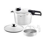 Pentola a pressione Fissler Vitavit Premium 8 L coperchio in vetro inserto...